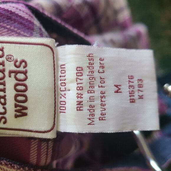 Scandia Woods Purple Button Down - Picture 10 of 10